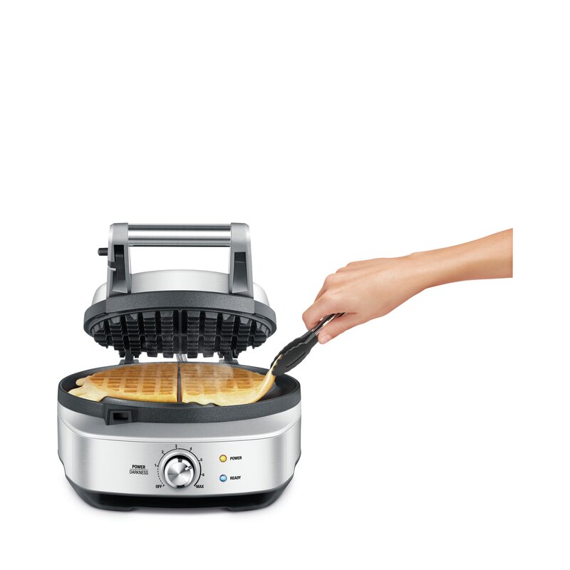 Breville No Mess Classic Round Waffle Maker And Reviews Wayfair